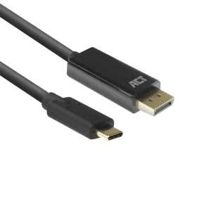 USB C naar display port Zwart 2 Meter 4K