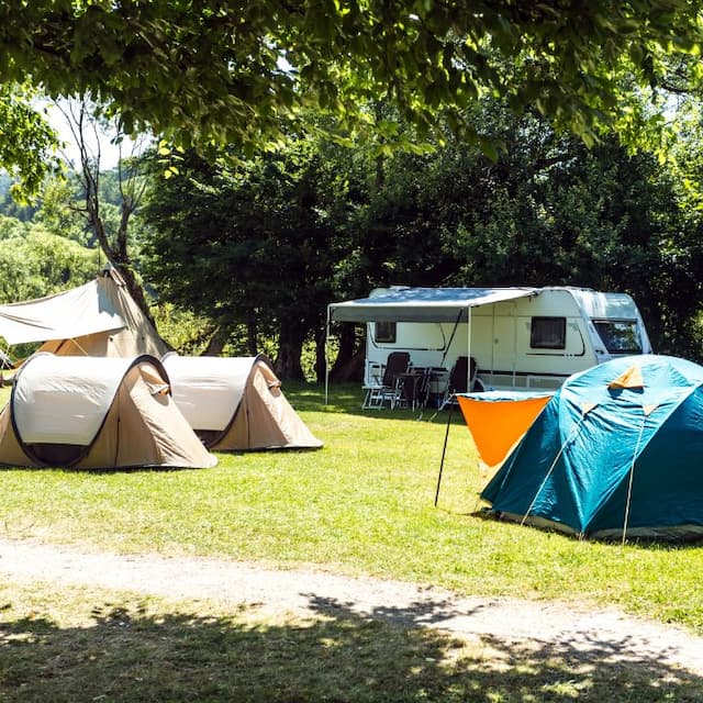 Camping met tentjes